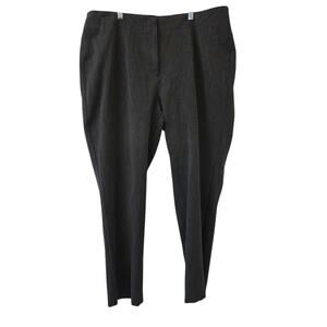 Talbots Woman Dark Gray Straight-Leg Dress Pants – Size 18W